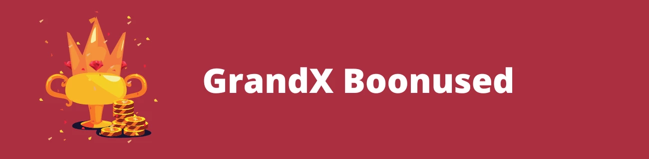 GrandX Online kasiino boonused